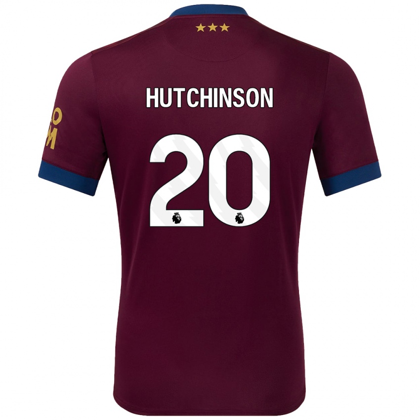 Niño Camiseta Omari Hutchinson #20 Marrón 2ª Equipación 2024/25 La Camisa Chile