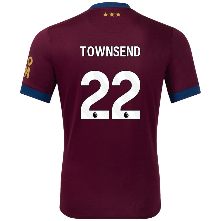 Niño Camiseta Conor Townsend #22 Marrón 2ª Equipación 2024/25 La Camisa Chile