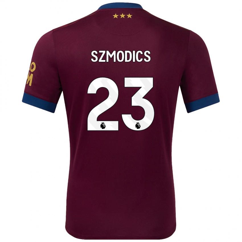 Niño Camiseta Sammie Szmodics #23 Marrón 2ª Equipación 2024/25 La Camisa Chile