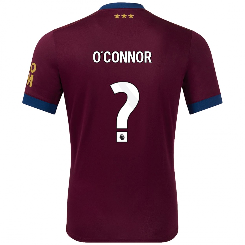 Niño Camiseta Daniel O'connor #0 Marrón 2ª Equipación 2024/25 La Camisa Chile