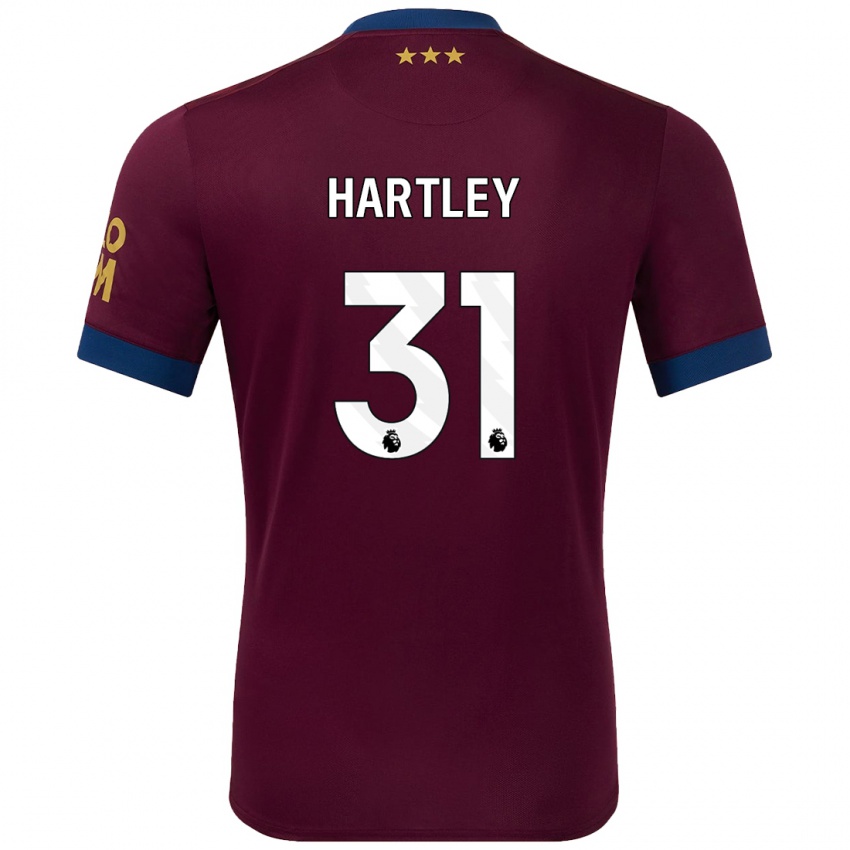 Niño Camiseta Laura Hartley #31 Marrón 2ª Equipación 2024/25 La Camisa Chile