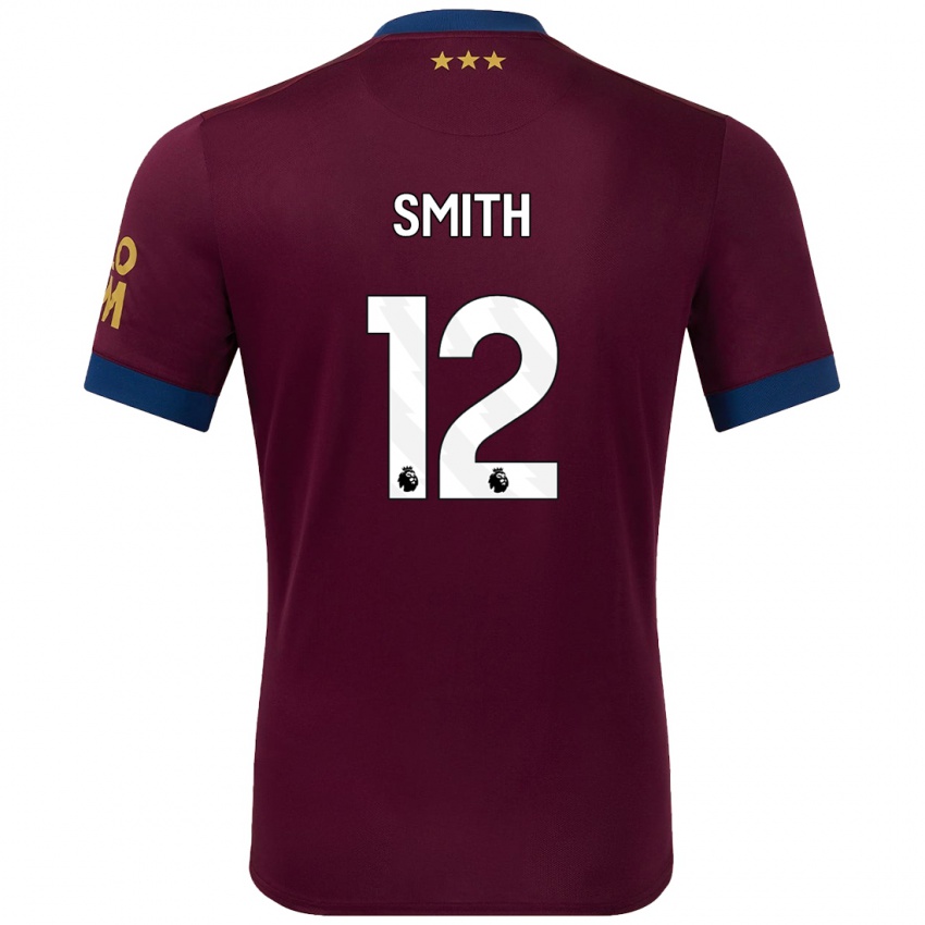 Niño Camiseta Olivia Smith #12 Marrón 2ª Equipación 2024/25 La Camisa Chile