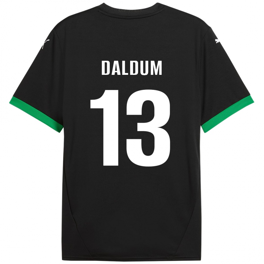 Hombre Camiseta Sonosi Daldum #13 Negro Verde Oscuro 1ª Equipación 2024/25 La Camisa Chile