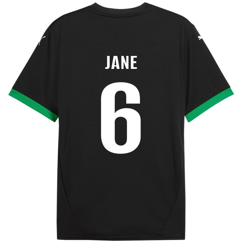 Hombre Camiseta Refiloe Jane #6 Negro Verde Oscuro 1ª Equipación 2024/25 La Camisa Chile