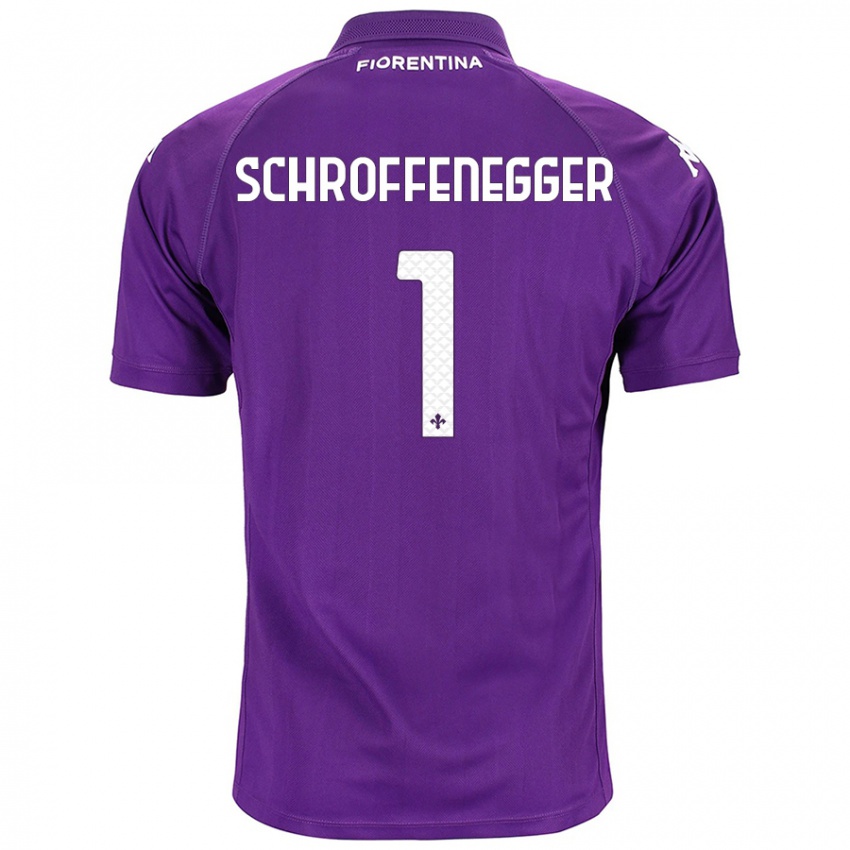 Hombre Camiseta Katja Schroffenegger #1 Morado 1ª Equipación 2024/25 La Camisa Chile