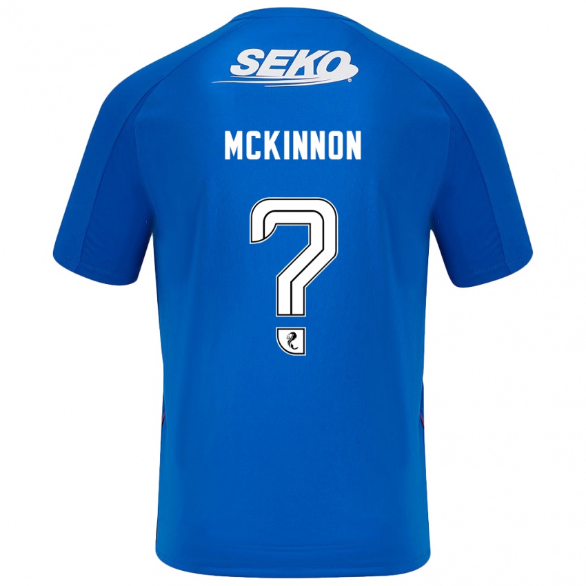 Hombre Camiseta Cole Mckinnon #0 Azul Oscuro 1ª Equipación 2024/25 La Camisa Chile