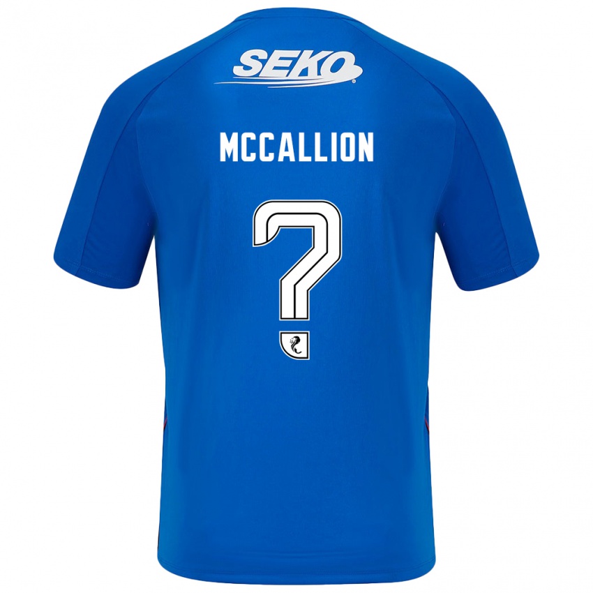 Hombre Camiseta Aiden Mccallion #0 Azul Oscuro 1ª Equipación 2024/25 La Camisa Chile