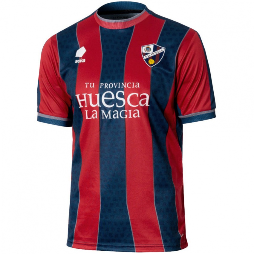 Hombre Camiseta Samuel Obeng #24 Rojo Azul 1ª Equipación 2024/25 La Camisa Chile