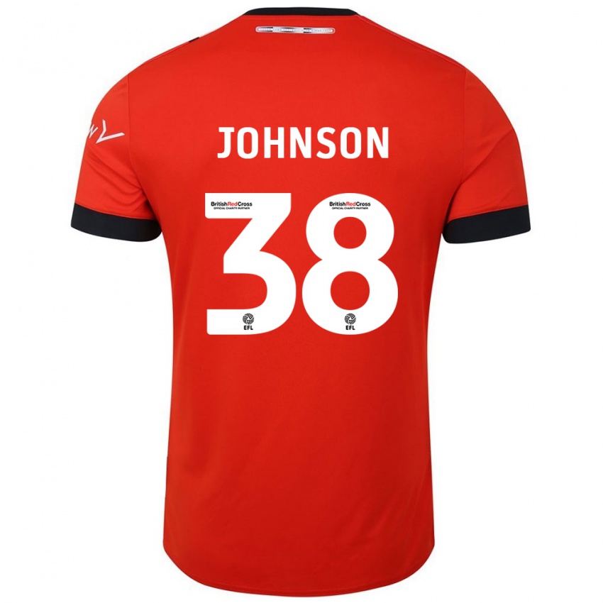 Hombre Camiseta Joe Johnson #38 Naranja Negro 1ª Equipación 2024/25 La Camisa Chile