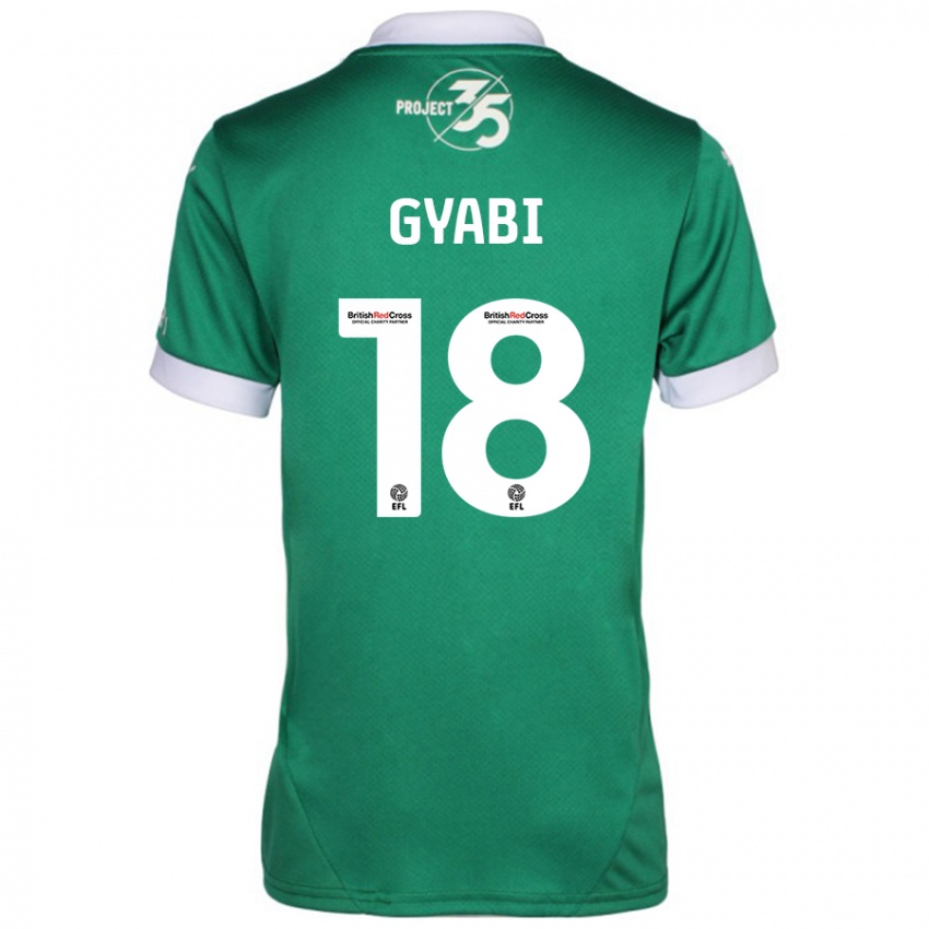 Hombre Camiseta Darko Gyabi #18 Verde Blanco 1ª Equipación 2024/25 La Camisa Chile