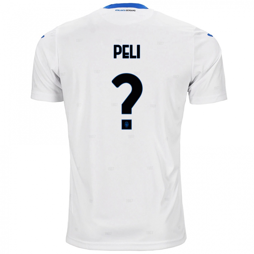 Hombre Camiseta Lorenzo Peli #0 Blanco 2ª Equipación 2024/25 La Camisa Chile