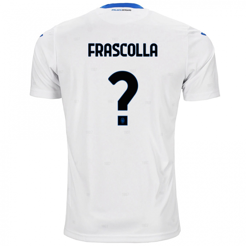 Hombre Camiseta Andrea Frascolla #0 Blanco 2ª Equipación 2024/25 La Camisa Chile