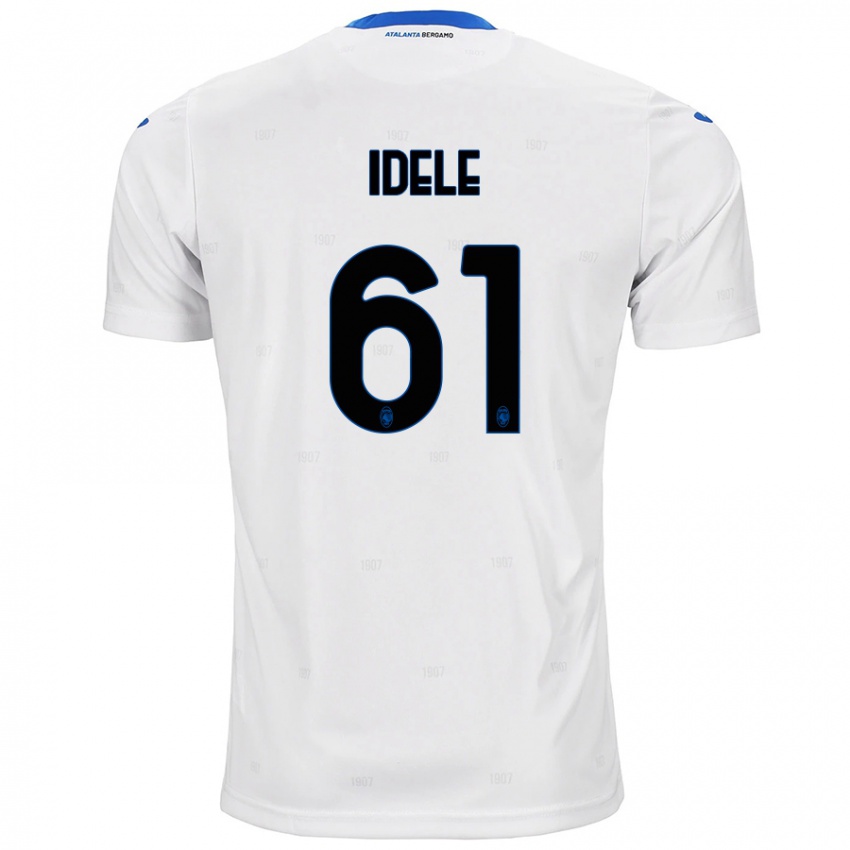 Hombre Camiseta Javison Idele #61 Blanco 2ª Equipación 2024/25 La Camisa Chile