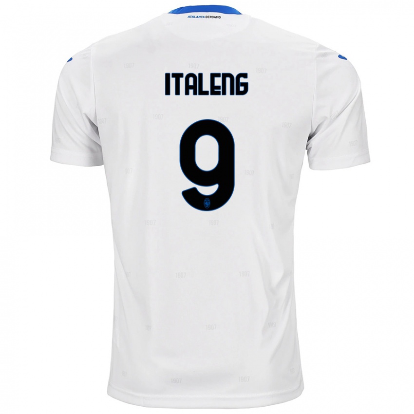 Hombre Camiseta Jonathan Italeng #9 Blanco 2ª Equipación 2024/25 La Camisa Chile