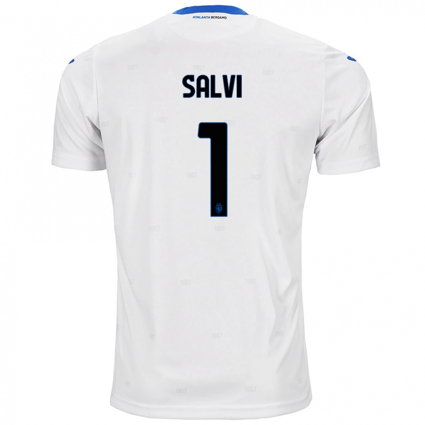 Hombre Camiseta Margherita Salvi #1 Blanco 2ª Equipación 2024/25 La Camisa Chile