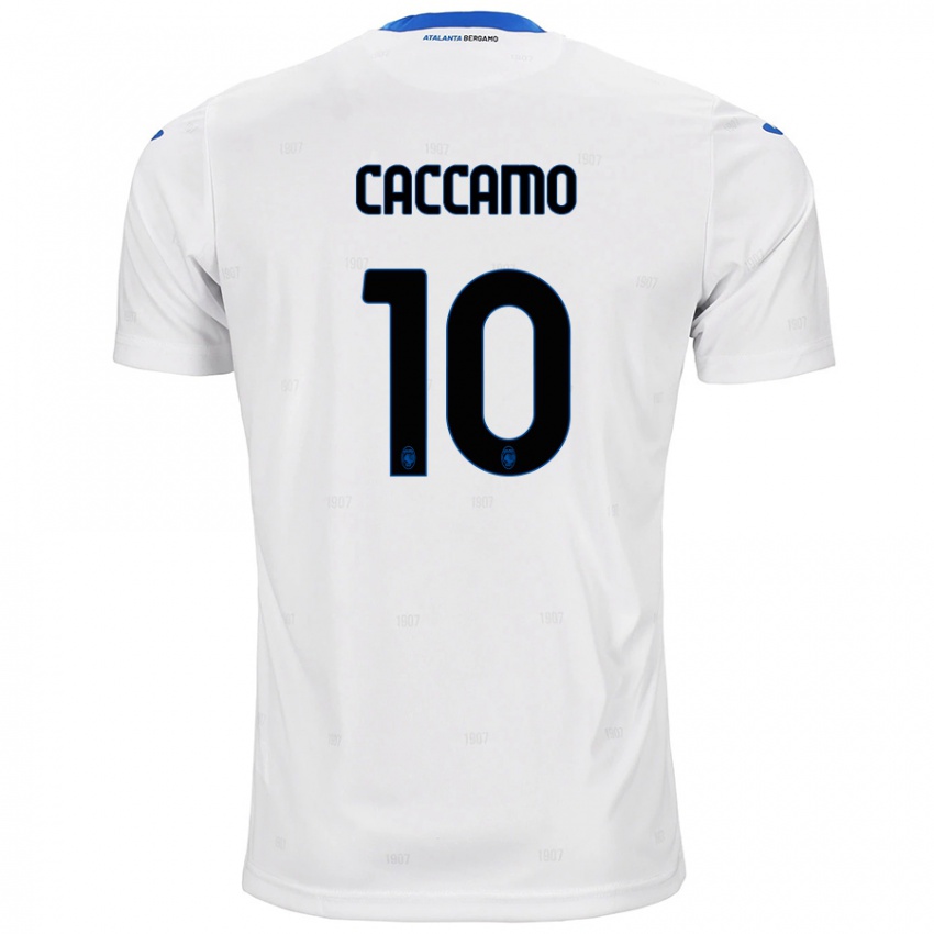 Hombre Camiseta Patrizia Caccamo #10 Blanco 2ª Equipación 2024/25 La Camisa Chile