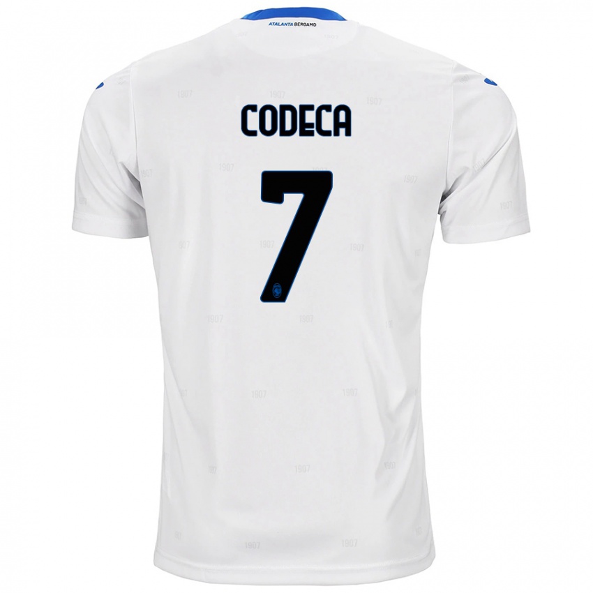 Hombre Camiseta Bianca Codeca #7 Blanco 2ª Equipación 2024/25 La Camisa Chile