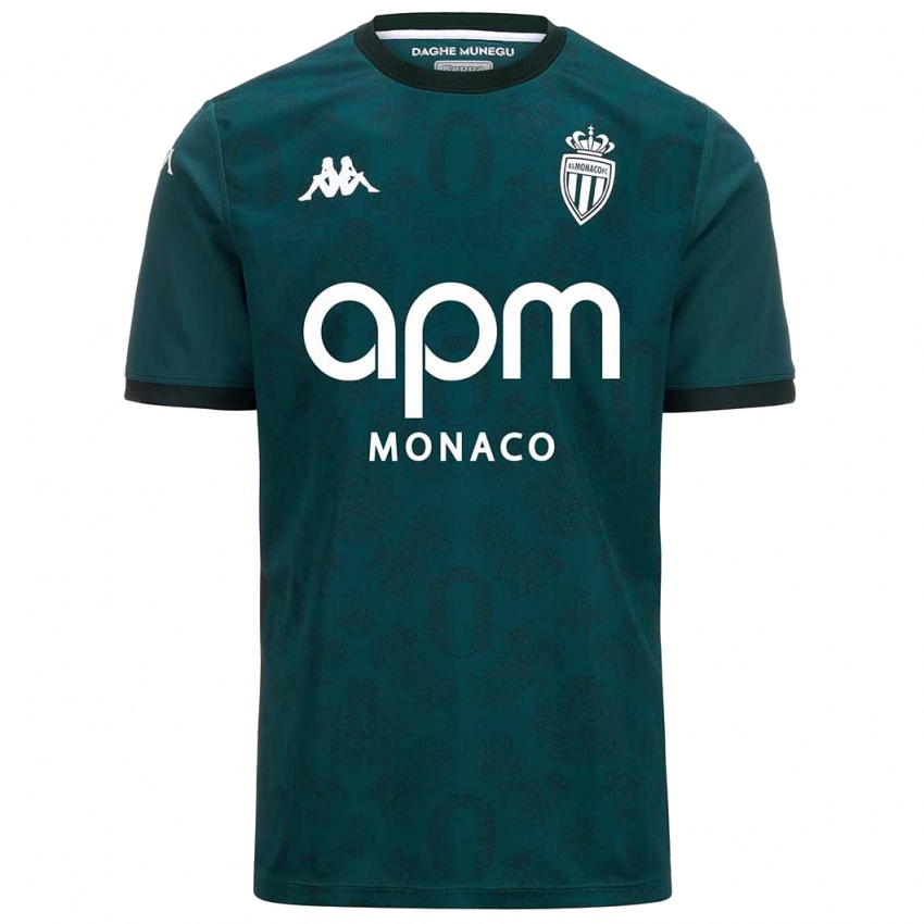 Hombre Camiseta Ilan Sebbag #0 Verde Oscuro 2ª Equipación 2024/25 La Camisa Chile