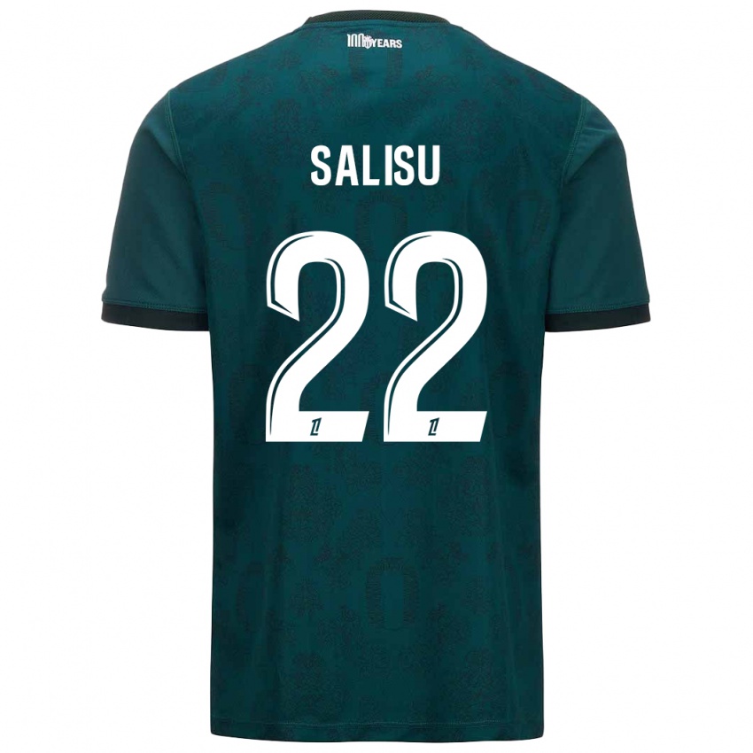 Hombre Camiseta Mohammed Salisu #22 Verde Oscuro 2ª Equipación 2024/25 La Camisa Chile