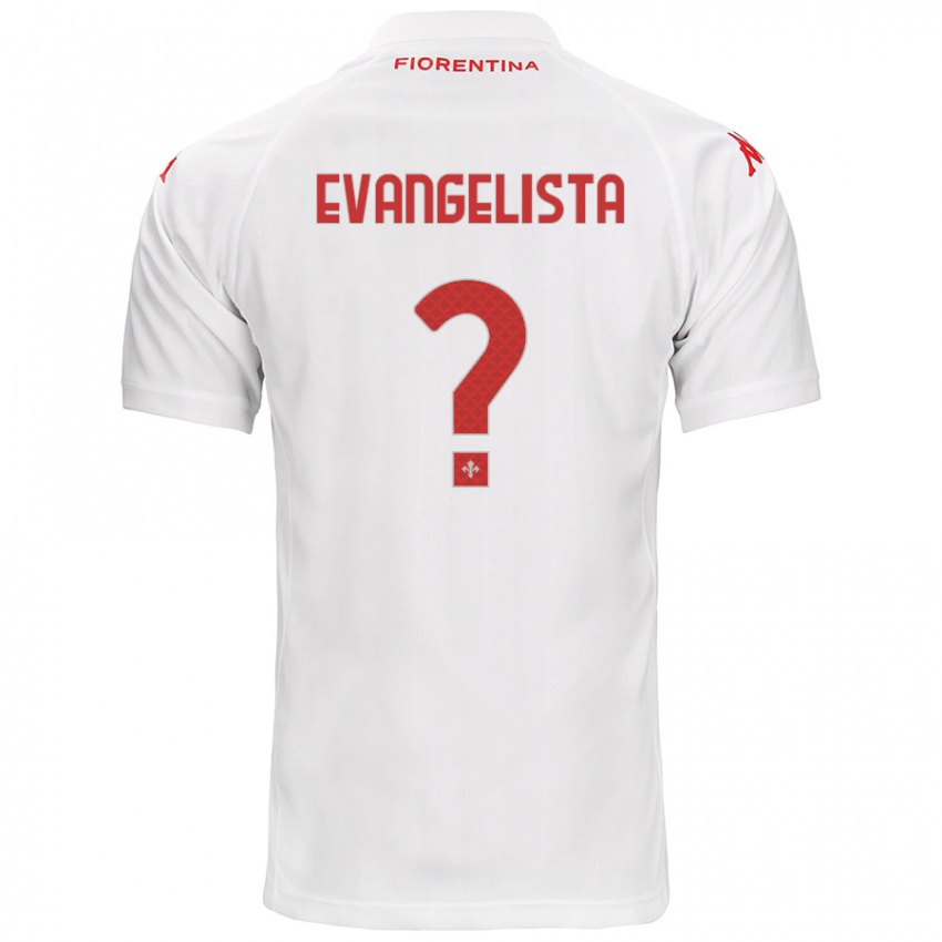 Hombre Camiseta Carlo Evangelista #0 Blanco 2ª Equipación 2024/25 La Camisa Chile