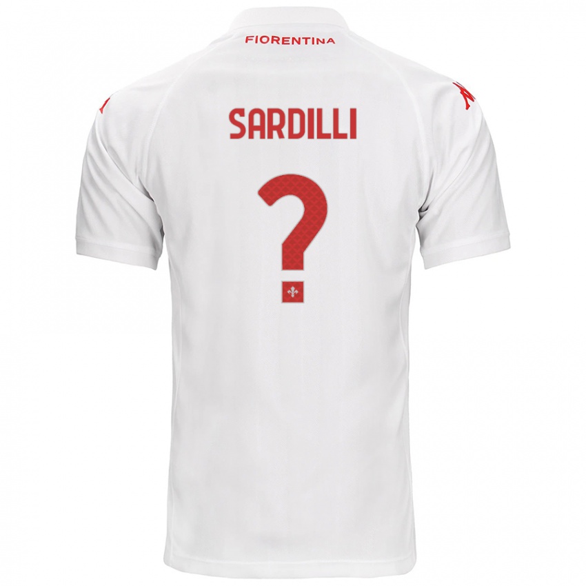 Hombre Camiseta Davide Sardilli #0 Blanco 2ª Equipación 2024/25 La Camisa Chile