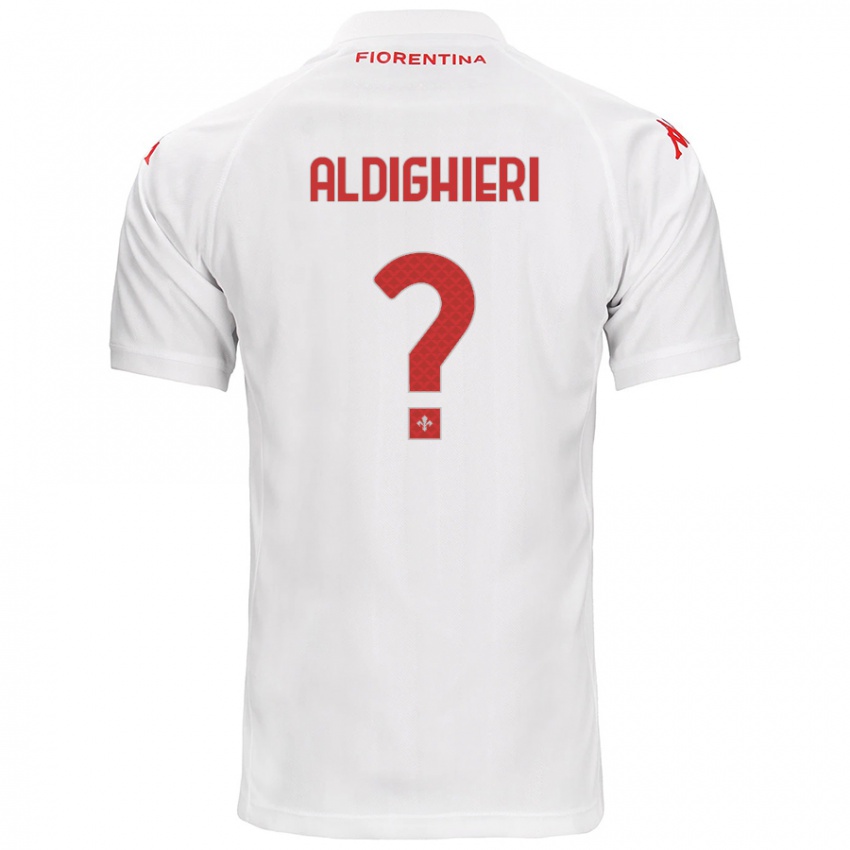 Hombre Camiseta Benedetto Aldighieri #0 Blanco 2ª Equipación 2024/25 La Camisa Chile