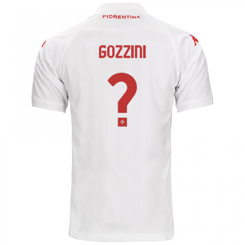 Hombre Camiseta Gozzini #0 Blanco 2ª Equipación 2024/25 La Camisa Chile