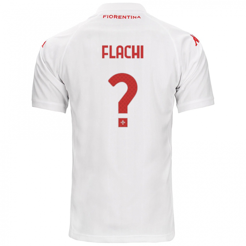 Hombre Camiseta Tommaso Flachi #0 Blanco 2ª Equipación 2024/25 La Camisa Chile