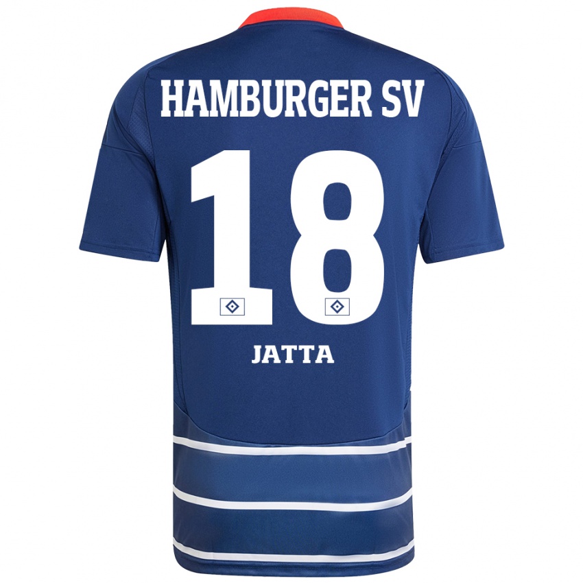 Hombre Camiseta Bakery Jatta #18 Azul Oscuro 2ª Equipación 2024/25 La Camisa Chile