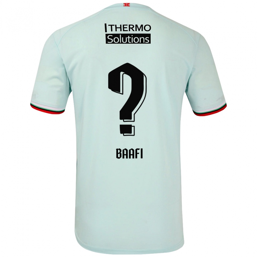 Hombre Camiseta Maximilian Baafi #0 Verde Claro 2ª Equipación 2024/25 La Camisa Chile