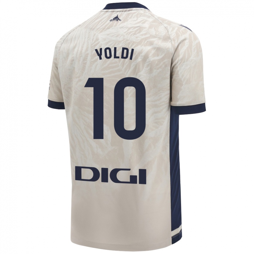 Hombre Camiseta Ander Yoldi #10 Gris Claro 2ª Equipación 2024/25 La Camisa Chile