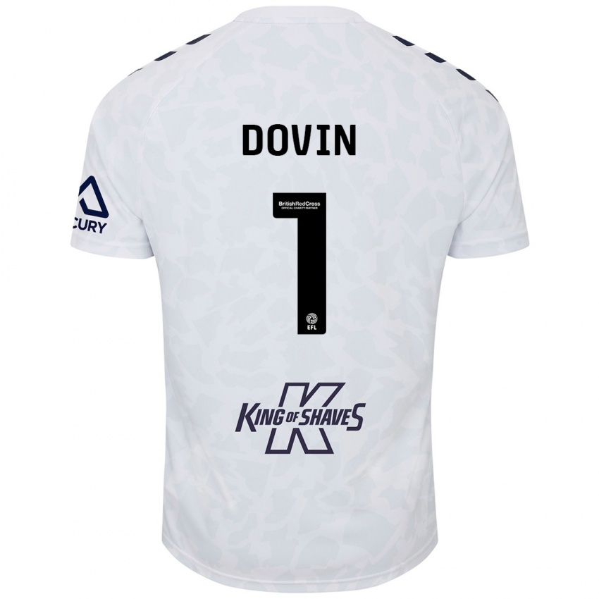 Hombre Camiseta Oliver Dovin #1 Blanco 2ª Equipación 2024/25 La Camisa Chile