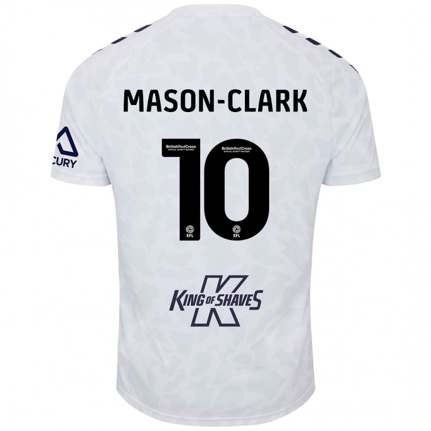 Hombre Camiseta Ephron Mason-Clark #10 Blanco 2ª Equipación 2024/25 La Camisa Chile