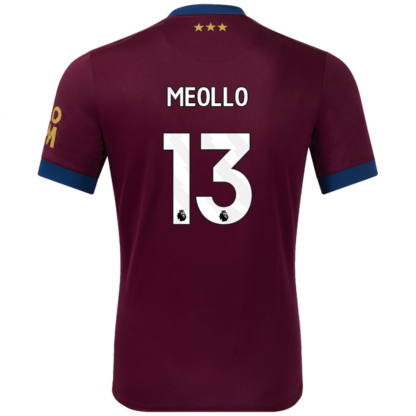 Hombre Camiseta Nina Meollo #13 Marrón 2ª Equipación 2024/25 La Camisa Chile