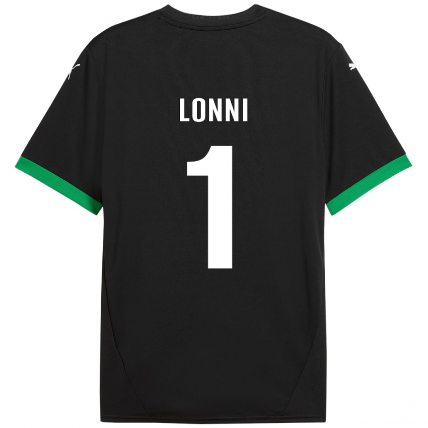 Mujer Camiseta Lia Lonni #1 Negro Verde Oscuro 1ª Equipación 2024/25 La Camisa Chile