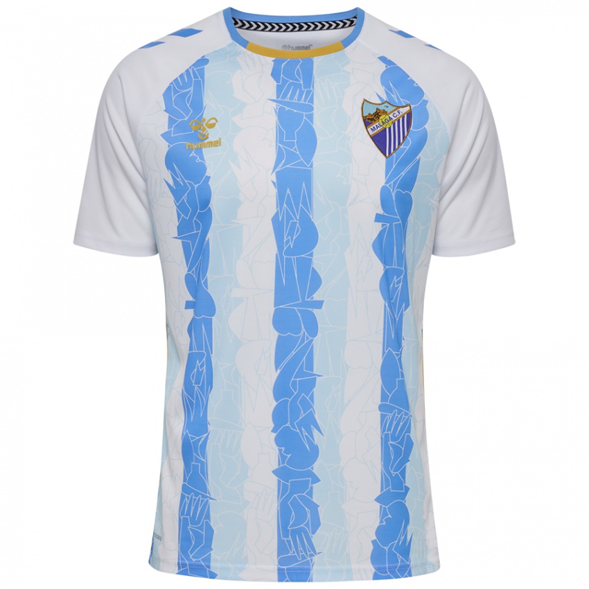 Mujer Camiseta Rafa Rodríguez #6 Blanco Azul 1ª Equipación 2024/25 La Camisa Chile