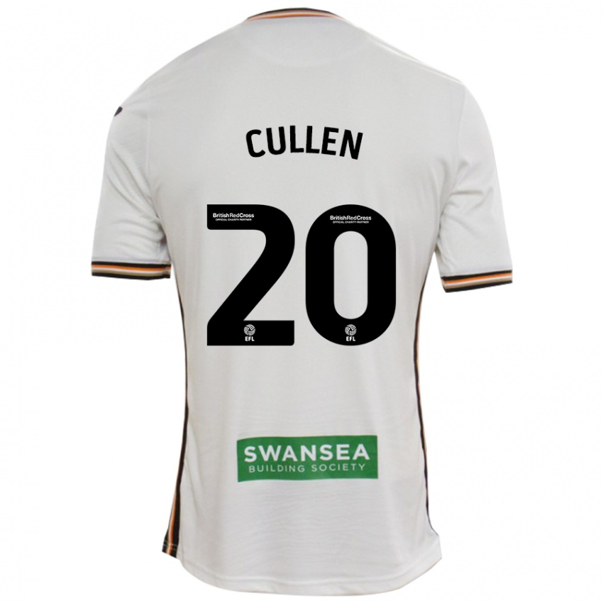 Niño Camiseta Liam Cullen #20 Blanco 1ª Equipación 2024/25 La Camisa Chile