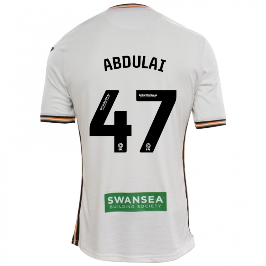 Niño Camiseta Azeem Abdulai #47 Blanco 1ª Equipación 2024/25 La Camisa Chile