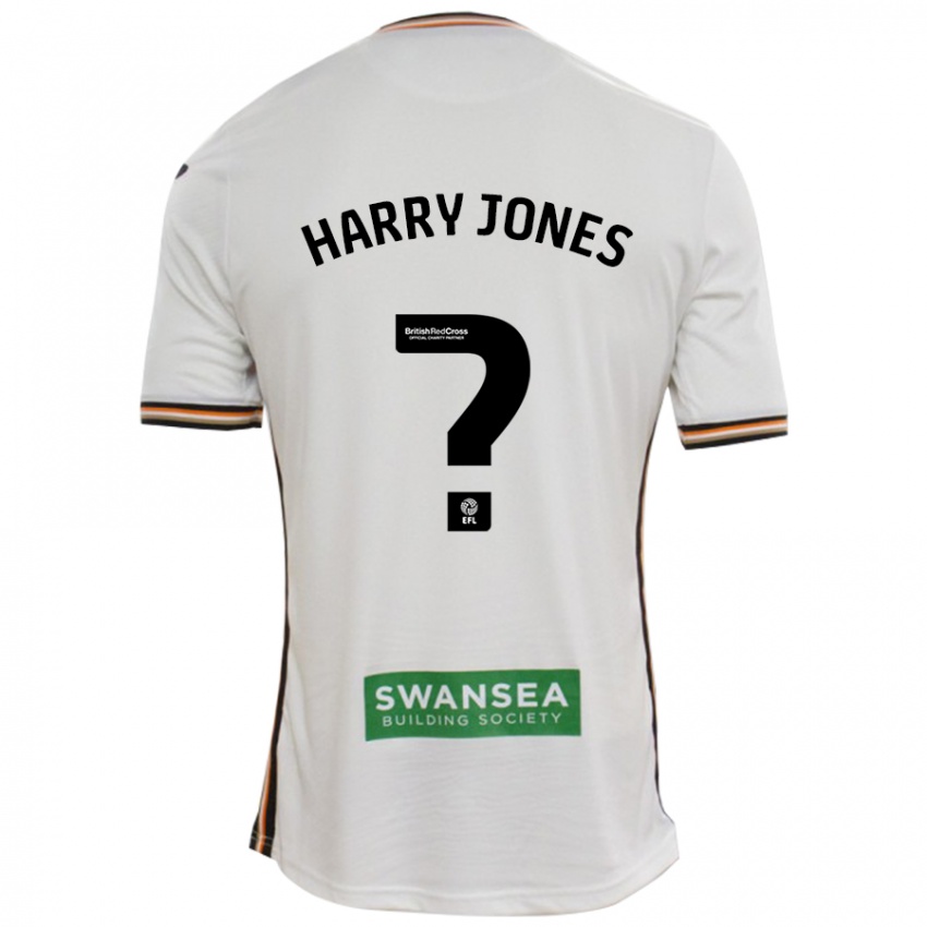 Niño Camiseta Harry Jones #0 Blanco 1ª Equipación 2024/25 La Camisa Chile