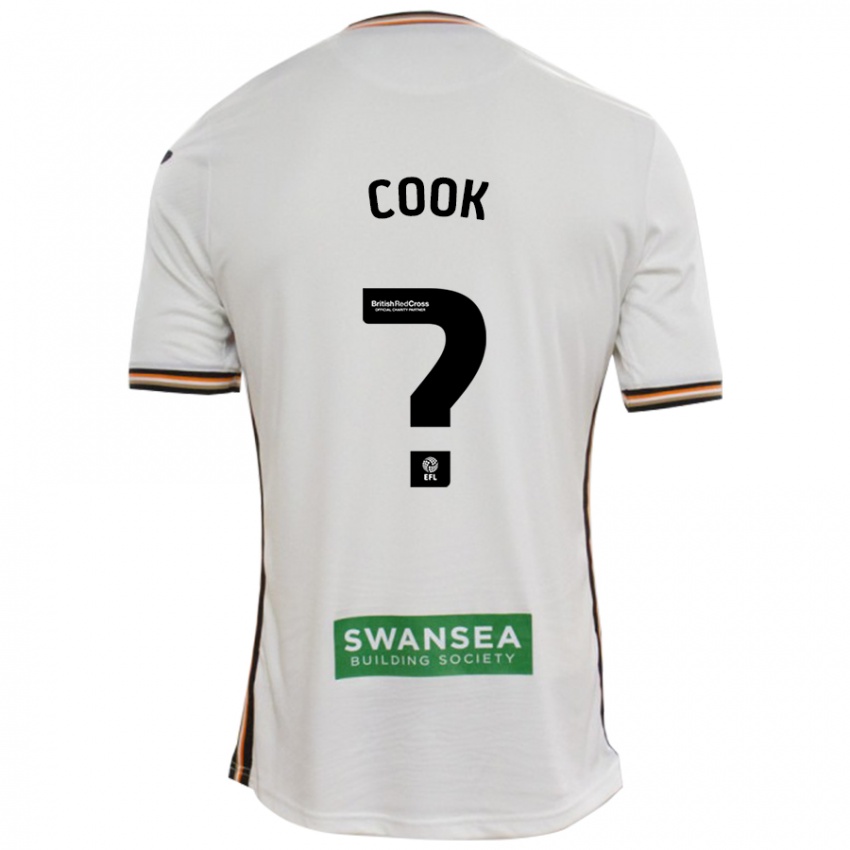 Niño Camiseta Jacob Cook #0 Blanco 1ª Equipación 2024/25 La Camisa Chile