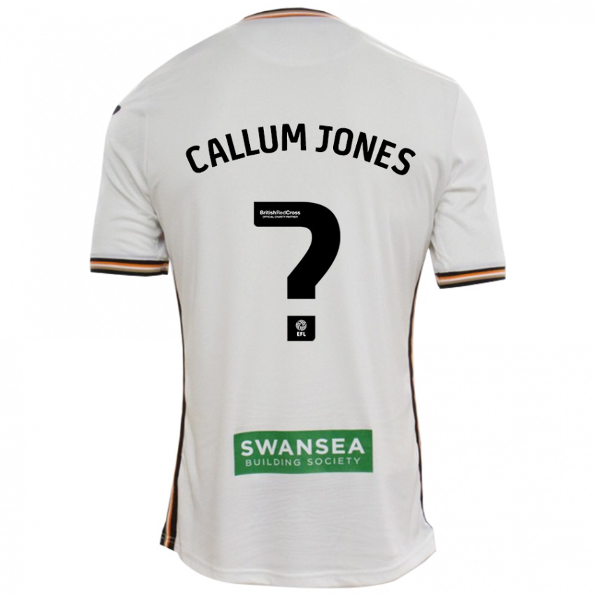 Niño Camiseta Callum Jones #0 Blanco 1ª Equipación 2024/25 La Camisa Chile