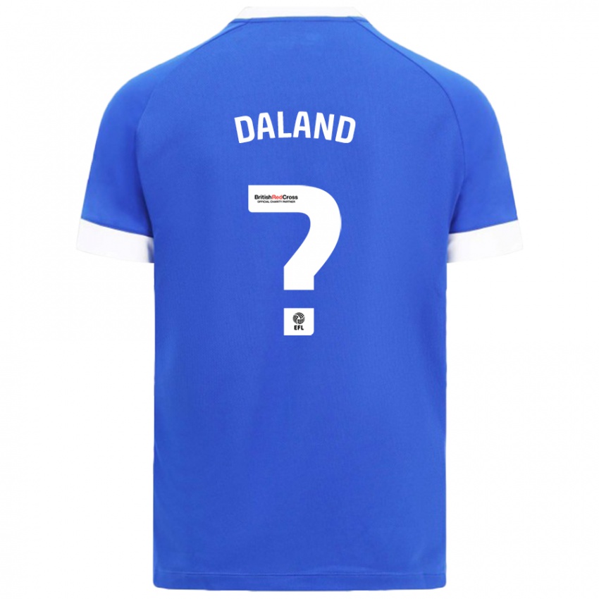 Niño Camiseta Jesper Daland #0 Azul Cielo 1ª Equipación 2024/25 La Camisa Chile