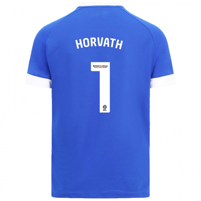 Niño Camiseta Ethan Horvath #1 Azul Cielo 1ª Equipación 2024/25 La Camisa Chile