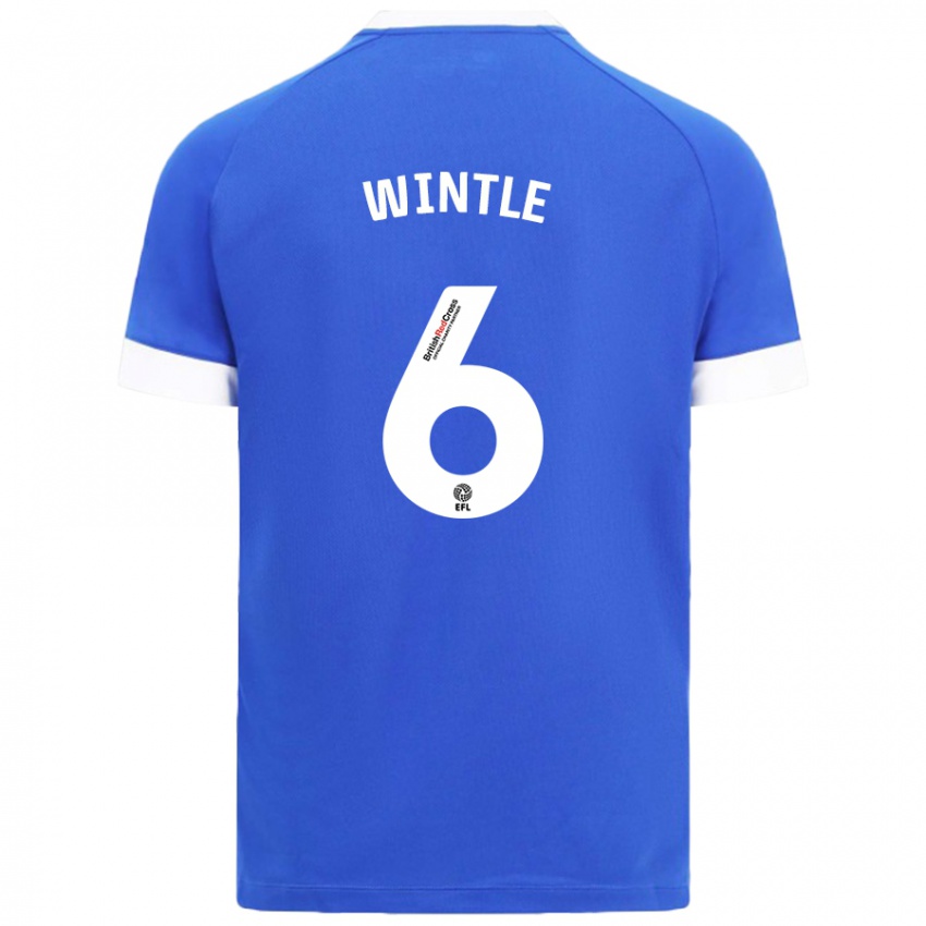 Niño Camiseta Ryan Wintle #6 Azul Cielo 1ª Equipación 2024/25 La Camisa Chile