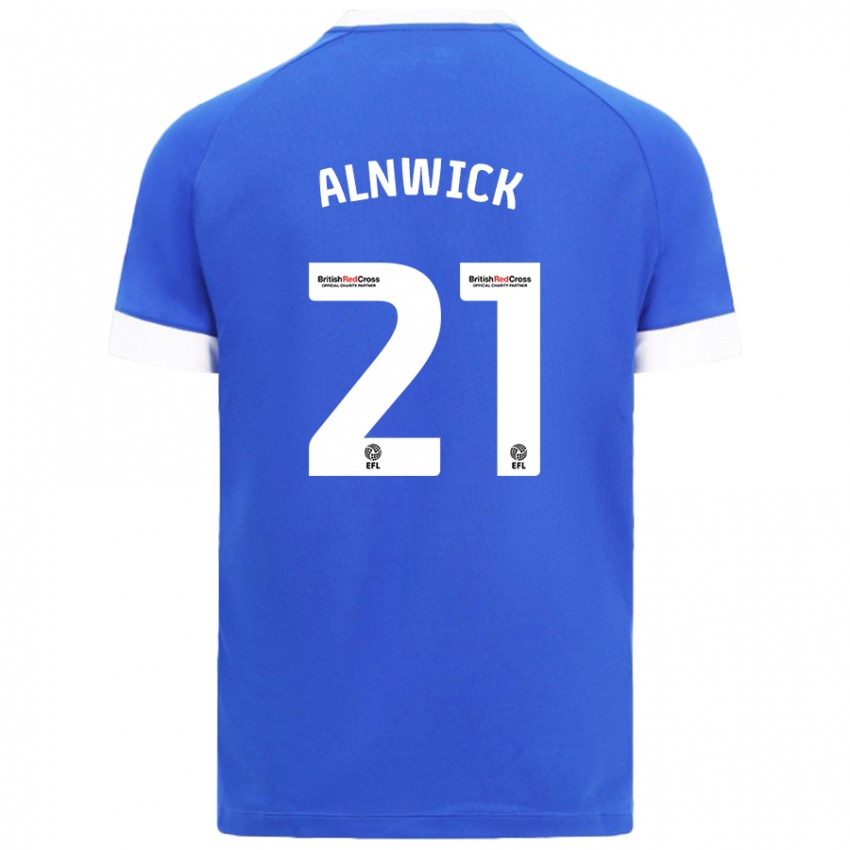 Niño Camiseta Jak Alnwick #21 Azul Cielo 1ª Equipación 2024/25 La Camisa Chile