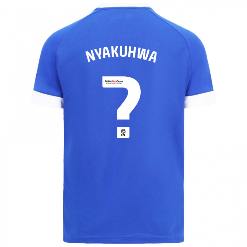 Niño Camiseta Tanatswa Nyakuhwa #0 Azul Cielo 1ª Equipación 2024/25 La Camisa Chile