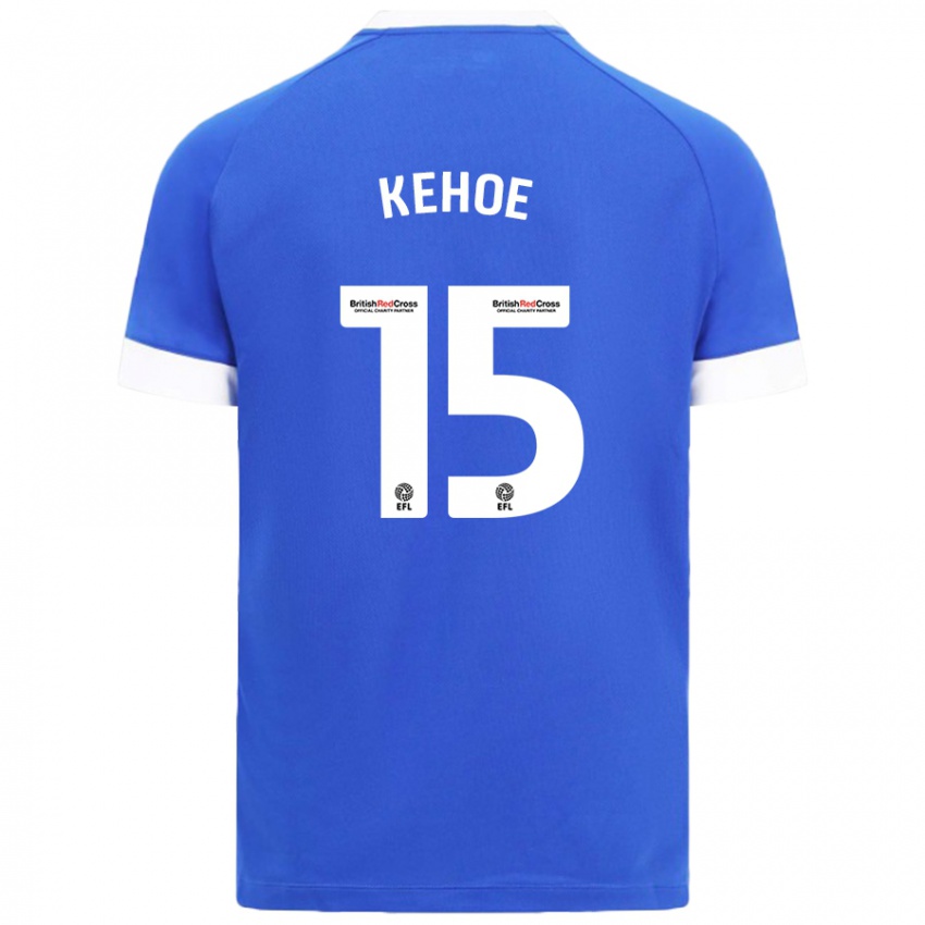 Niño Camiseta Molly Kehoe #15 Azul Cielo 1ª Equipación 2024/25 La Camisa Chile