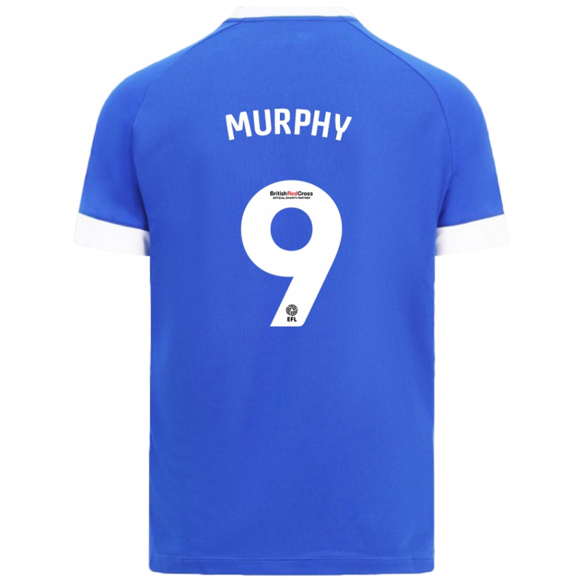 Niño Camiseta Alana Murphy #9 Azul Cielo 1ª Equipación 2024/25 La Camisa Chile