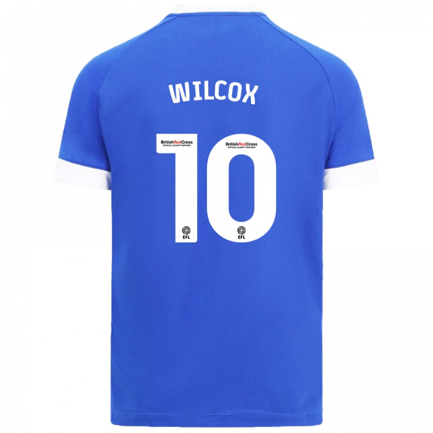 Niño Camiseta Danielle Wilcox #10 Azul Cielo 1ª Equipación 2024/25 La Camisa Chile