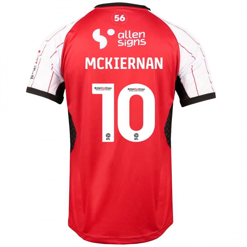 Niño Camiseta Jj Mckiernan #10 Blanco 1ª Equipación 2024/25 La Camisa Chile